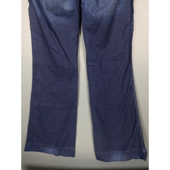 LUCKY BRAND Size 0/25 Blue Jeans Rancher Trouser Wide Leg NEW NWT - Picture 8 of 12